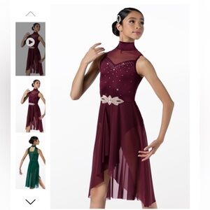 Weissman lyrical dance costume
